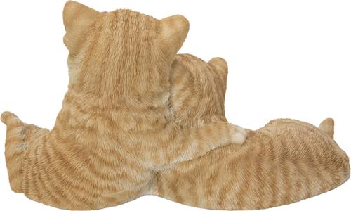 Show full view: Hi-Line Gift Couple Cat Statue, Orange & White, 6.42-in slide 4 of 8