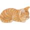Show in main carousel: Hi-Line Gift Sleeping Kitten Statue, 3.15-in, Orange slide 3 of 9