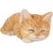 Show in main carousel: Hi-Line Gift Sleeping Kitten Statue, 3.15-in, Orange slide 2 of 9