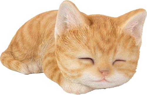 Show full view: Hi-Line Gift Sleeping Kitten Statue, 3.15-in, Orange slide 2 of 9