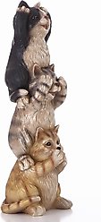 Hi-Line Gift Hear/See/Speak No Evil Stacked Cats Statue, 22.25-in slide 2 of 9