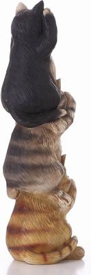 Show full view: Hi-Line Gift Hear/See/Speak No Evil Stacked Cats Statue, 22.25-in slide 8 of 9