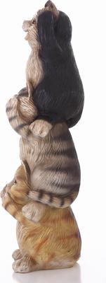 Show full view: Hi-Line Gift Hear/See/Speak No Evil Stacked Cats Statue, 22.25-in slide 5 of 9