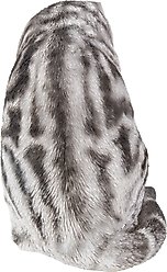 Hi-Line Gift American Shorthair Tabby Washing Cat Statue, 10.25-in, Gray slide 2 of 7