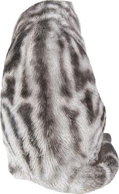 Show full view: Hi-Line Gift American Shorthair Tabby Washing Cat Statue, 10.25-in, Gray slide 5 of 7