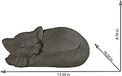 Hi-Line Gift Curled Sleeping Cat Memorial Statue, 6.1-in slide 2 of 8
