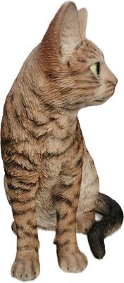 Show full view: Hi-Line Gift Sitting Bengal Cat Statue, 9.45-in slide 3 of 7