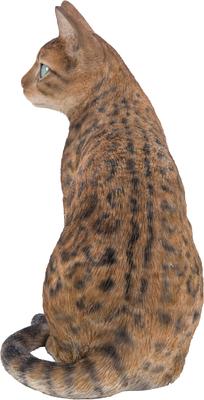 Show full view: Hi-Line Gift Sitting Bengal Cat Statue, 13.58-in slide 3 of 8