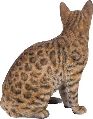 Show full view: Hi-Line Gift Sitting Bengal Cat Statue, 13.58-in slide 4 of 8