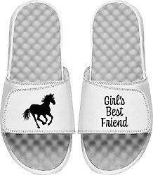 ISlide Girls Best Friend Horse Slides, Great White, W6 / M5