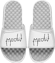 ISlide Meow Cat Slides, Great White, W9 / M8