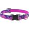 Show in main carousel: LupinePet Paws Nylon Reflective Dog Collar, Pink, Small: 9 to 14-in neck, 3/4-in wide slide 1 of 6