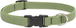 LupinePet Eco Polyester Dog Collar, Moss, Medium: 13 to 22-in neck, 3/4-in wide