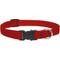 Show in main carousel: LupinePet Basic Solid Nylon Dog Collar, Red, Large: 15 to 25-in neck, 3/4-in wide slide 1 of 7