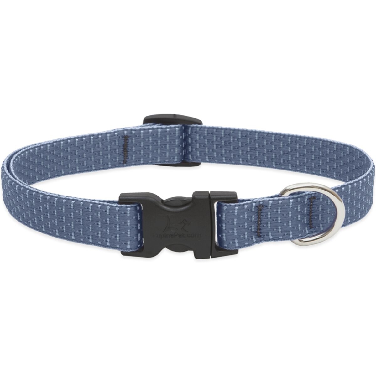 LupinePet Eco Dog Collar, Mountain Lake, Medium: 13 to 22-in neck, 3/4-in wide