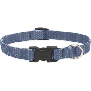 LupinePet Eco Polyester Dog Collar, Mountain Lake, Medium: 13 to 22-in neck, 3/4-in wide