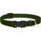 Show in main carousel: LupinePet Basic Solid Nylon Dog Collar, Green, Small: 9 to 14-in neck, 3/4-in wide slide 1 of 7