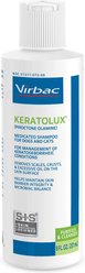 Virbac KERATOLUX Medicated Dog Shampoo, 8-fl oz