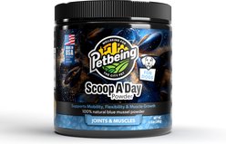 PetBeing Scoop-A-Day Mobility, Muscle & Joint Support Powder Supplement for Dogs, 3.5-oz bottle
