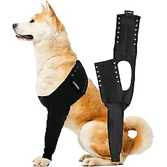 Suitical Recovery Sleeve for Dogs, Black, Large