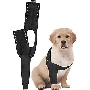 Suitical Recovery Sleeve for Dogs, Black, Small