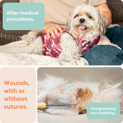 Show full view: Suitical Recovery Suit for Dogs, Pink Camo, Small + slide 3 of 12