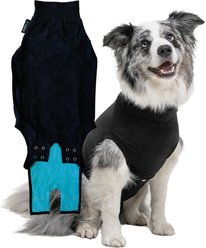 Suitical Recovery Suit for Dogs, Black, Medium