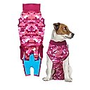 Suitical Recovery Suit for Dogs, Pink Camo, Small