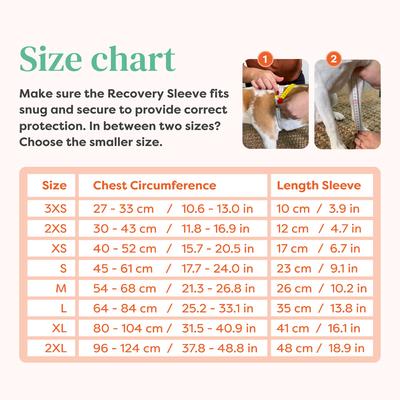 Show full view: Suitical Recovery Sleeve for Dogs, Black, XXX-Small slide 8 of 13