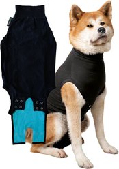 Suitical Recovery Suit for Dogs, Black, Large