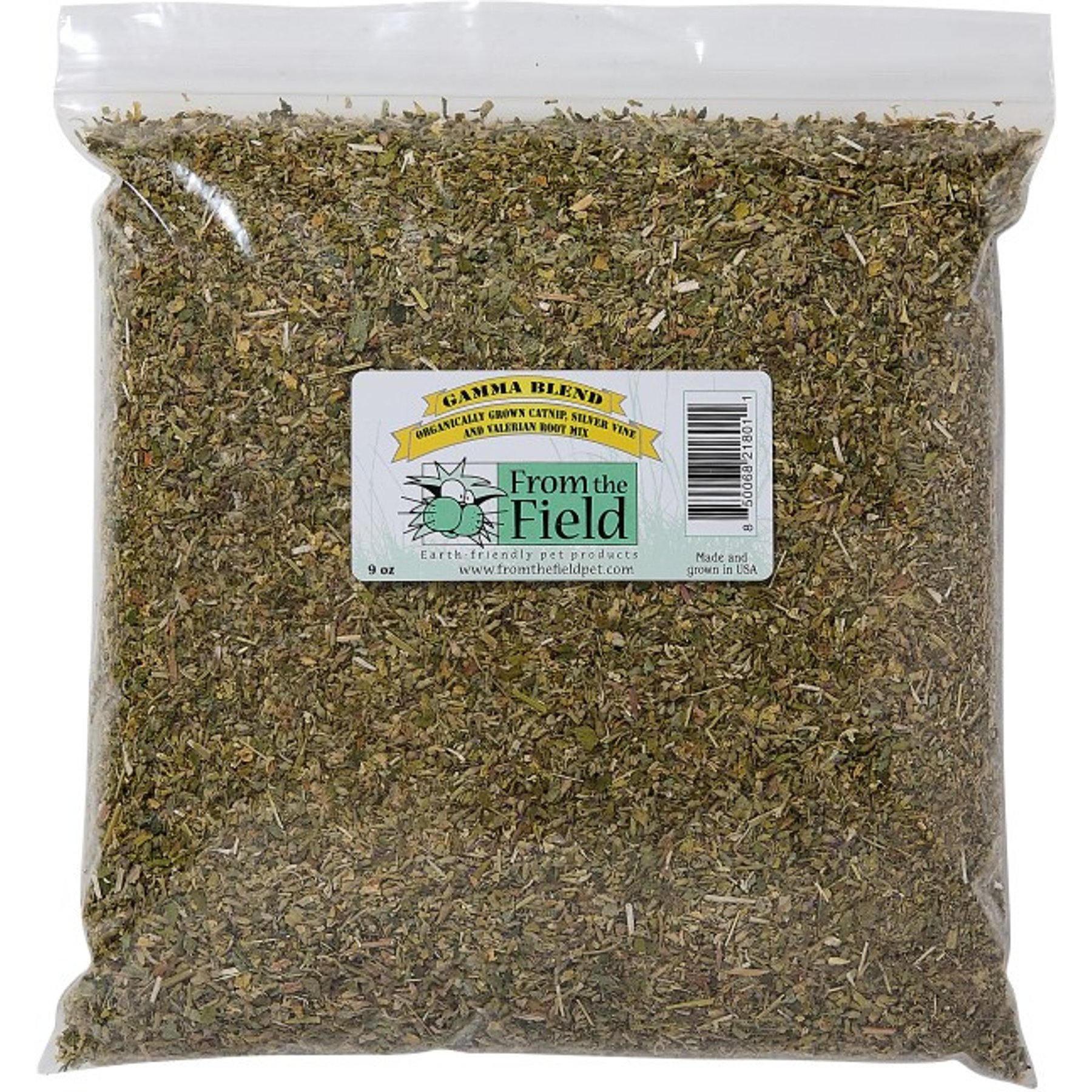 From The Field Gamma Blend Silver Vine & Valerian Mix Catnip, 9-oz bag
