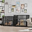 Show in main carousel: BingoPaw 3 Door Furniture-Style Dog Crate, Black, 36 inch slide 7 of 10