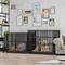 Show in main carousel: BingoPaw 3 Door Furniture-Style Dog Crate, Black, 42 inch slide 7 of 10
