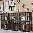 Show in main carousel: BingoPaw 3 Door Furniture-Style Dog Crate, Black, 36 inch slide 9 of 10