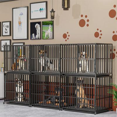 Show full view: BingoPaw 3 Door Furniture-Style Dog Crate, Black, 42 inch slide 9 of 10