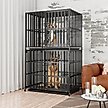 Show in main carousel: BingoPaw 3 Door Furniture-Style Dog Crate, Black, 36 inch slide 3 of 10