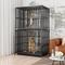 Show in main carousel: BingoPaw 3 Door Furniture-Style Dog Crate, Black, 42 inch slide 3 of 10
