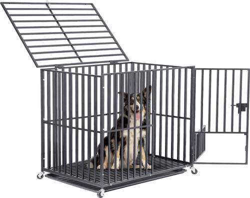 Show full view: BingoPaw 3 Door Furniture-Style Dog Crate, Black, 36 inch slide 5 of 11
