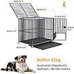 Show in main carousel: BingoPaw 3 Door Furniture-Style Dog Crate, Black, 36 inch slide 6 of 10