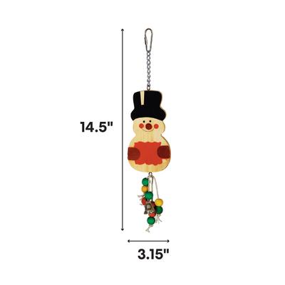 Show full view: Caitec Snowman Bird Toy, Large slide 2 of 3