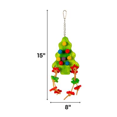 Show full view: Caitec Christmas Tree Bird Toy, Medium slide 2 of 2