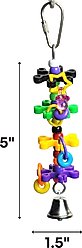 A&E Cage Company Tiny Rings & Stars Bird Toy slide 2 of 2