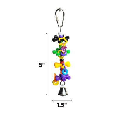 Show full view: A&E Cage Company Tiny Rings & Stars Bird Toy slide 2 of 2