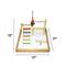 Show in main carousel: A&E Cage Company Wood Tabletop Play Station Bird Toy slide 2 of 3