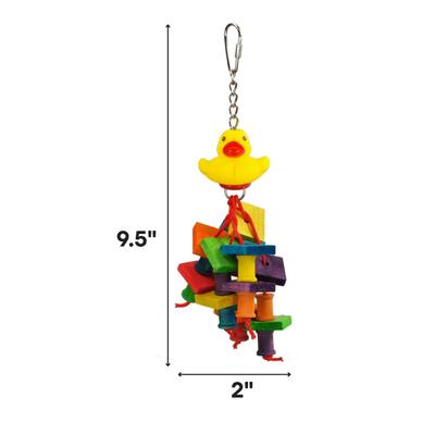Show full view: A&E Cage Company The Rubber Duck Monster Bird Toy slide 2 of 3