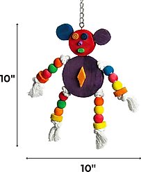 A&E Cage Company The Crazy Wooden Mouse Bird Toy slide 2 of 2