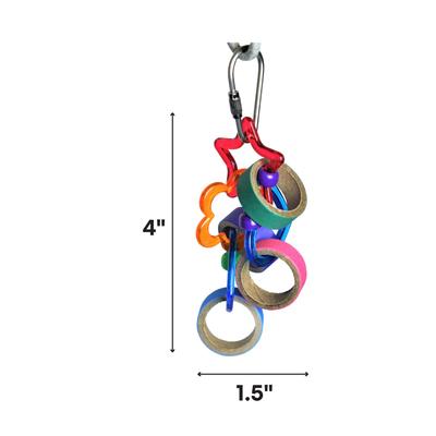 Show full view: A&E Cage Company Keet Rings Bird Toy slide 2 of 2