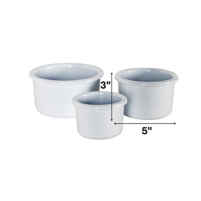 Show full view: Caitec Featherland Paradise Impact Resistant Feeding Crock Bird Toy, White, Medium slide 2 of 3