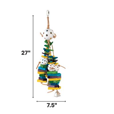 Show full view: Caitec Featherland Paradise Batter Up Bird Toy, Large slide 2 of 3