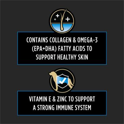 Show full view: Purina Pro Plan Veterinary Diets Skin Care Soft Chew Supplement for Dogs, 60 count slide 5 of 10